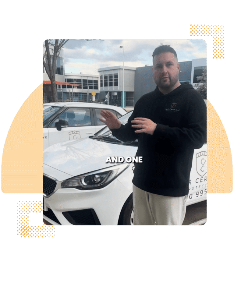 Andrew Spiros with car