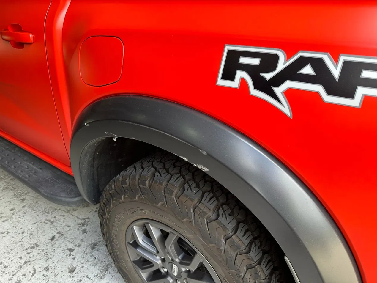 Vehicle paint before PPF protection — vulnerable to chips and scratches